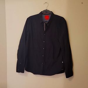 Men's Dark Blue Dress Shirt size L/42 slim fit
